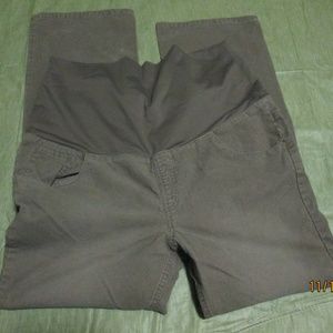 NEW ADDITIONS MATERNITY Womens Pants 16 Brown